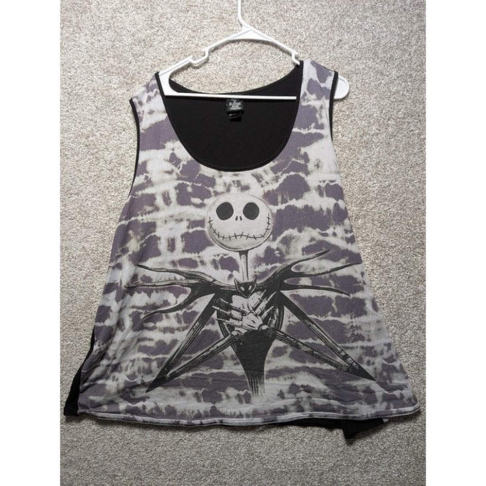 The Nightmare Before Christmas‎ Jack & Sally Girls Muscle Top Size 5, Sleeveless